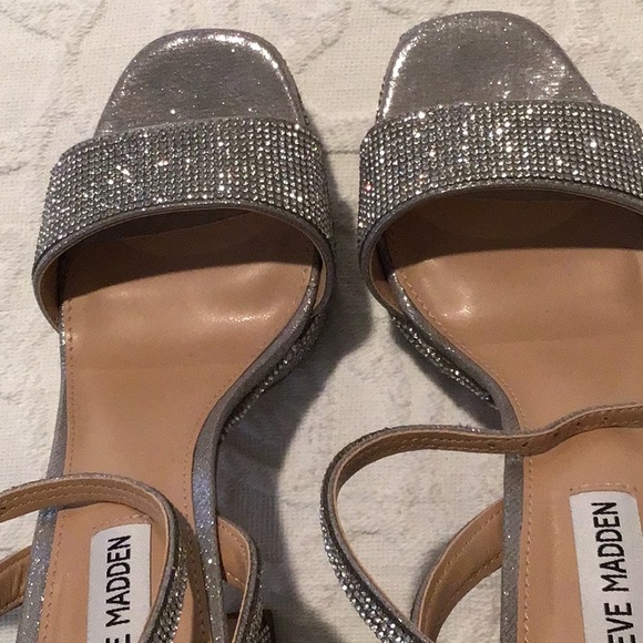 Steve Madden rhinestone platform shoes size 8 - Picture 7 of 7